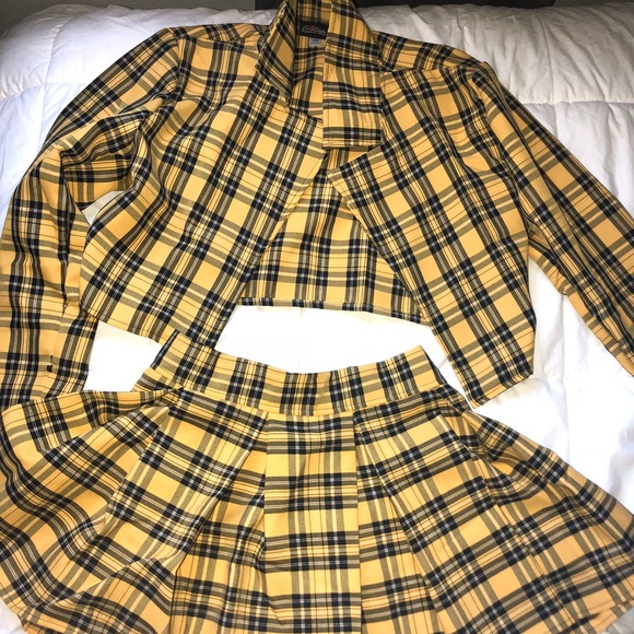 Foreplay Other Clueless Yellow Plaid Outfit Poshmark
